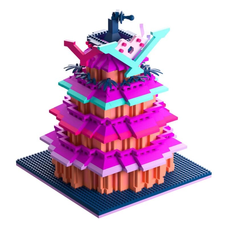 Hazbin Hotel brickset V Tower 20 cm