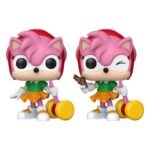 Figurka Sonic - The Hedgehog Amy Rose z Piko Hammer 9 cm