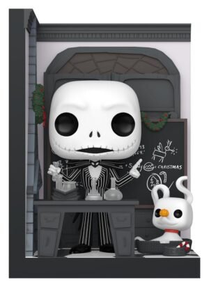Nightmare Before Christmas POP! Nooks Vinyl Figure Jack Skellington's Room 9 cm