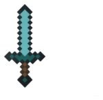 Figurka Minecraft Torch Light Sword 40 cm
