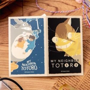 Plakat My Neighbor Totoro Catbus i Latający Totoro