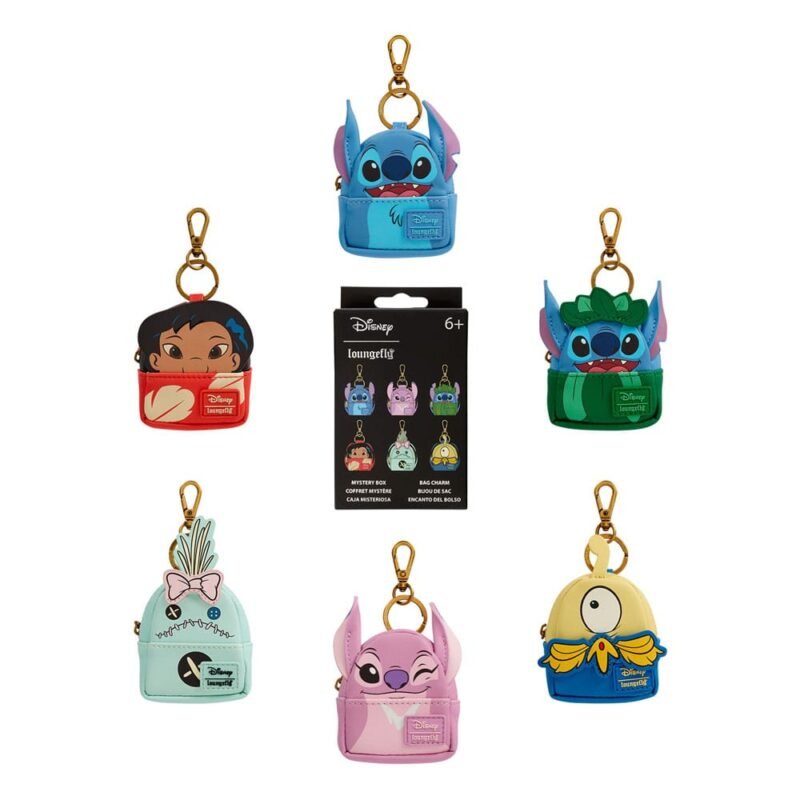 x_lf-wdbc0019ea Disney Lilo & Stitch by Loungefly Bag Charm Mystery Box Display (15)