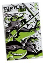 Teenage Mutant Ninja Turtles Page Punchers Action Figure Michelangelo (Black White & Green) (Red Platinum Edition) 13 cm