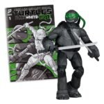 Figurka akcji McFarlane Teenage Mutant Ninja Turtles Leonardo (Czarny, Biały i Zielony) 13 cm