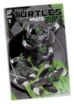 Teenage Mutant Ninja Turtles Page Punchers Action Figure Donatello (Black White & Green ) (Red Platinum Edition) 13 cm