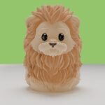 Mini figurka Numskull Cowardly Lion Wicked 10 cm PVC