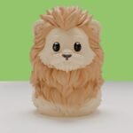 Mini figurka Numskull Cowardly Lion Wicked 5 cm PVC