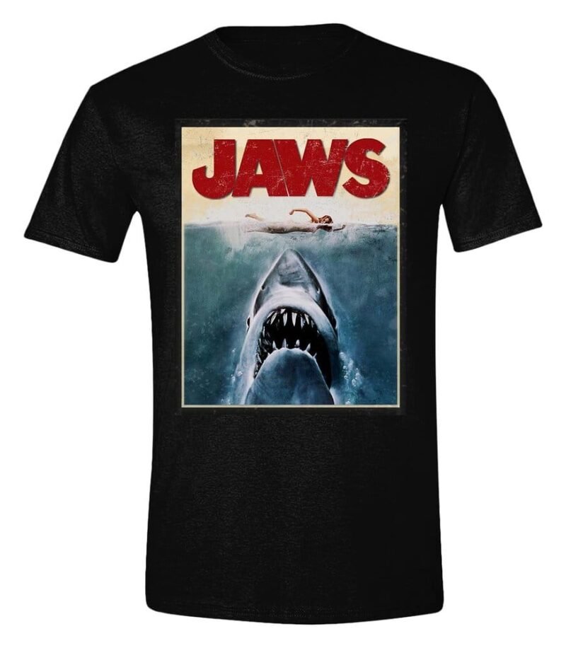 Koszulka Jaws Poster rozmiar L wykonana z bawełny