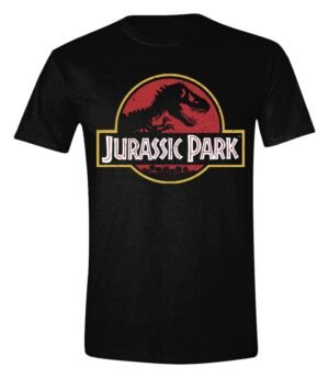 Jurassic Park T-Shirt Vintage Logo Size M
