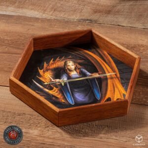 Anne Stokes Dice Tray Night Forest 20 cm