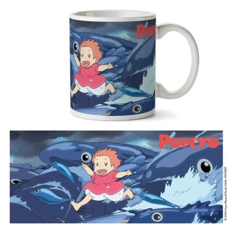 Ponyo Mug Waves