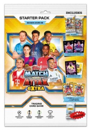 UEFA Champions League Match Attax Extra Trading Cards 2025/26 Starter Pack