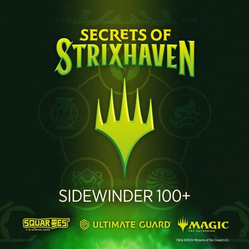 x_ugd011863 Ultimate Guard Sidewinder 100+ Xenoskin Magic: The Gathering "Secrets of Strixhaven" - Black Mythic (Alternate Art)