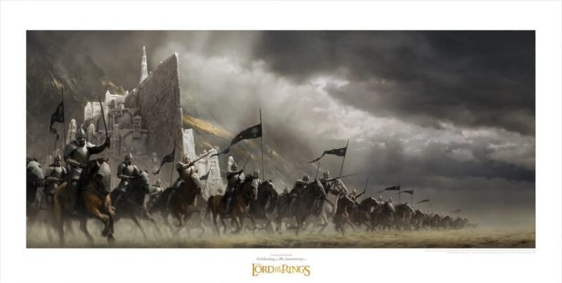 Plakat Weta Workshop Faramir's Charge Lord of the Rings 59 x 30 cm