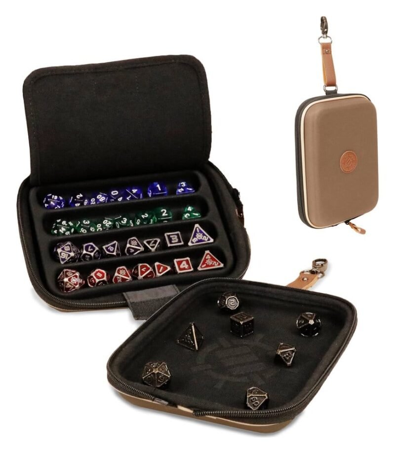 Enhance Board Game Dice Bag Designer Edition Tan