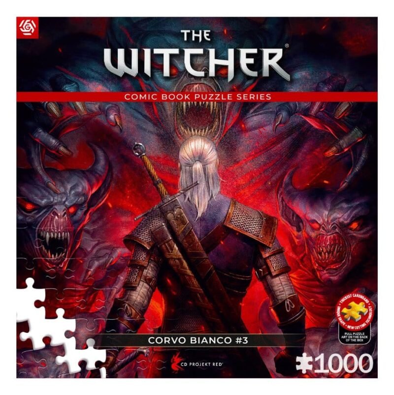 Puzzle The Witcher Corvo Bianco 1000 elementów