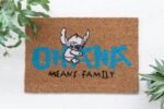 Dywanik Disney Stitch Ohana 60 x 40 cm