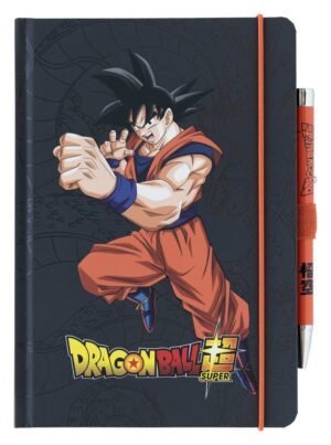 Notatnik Premium Dragon Ball A5 z Długopisem Projektorem Super Goku