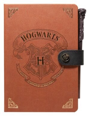 Notatnik Harry Potter z piórem w kształcie różdżki A5