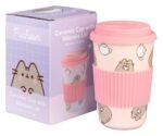 Pusheen Ceramic Mug with Lid 400 ml