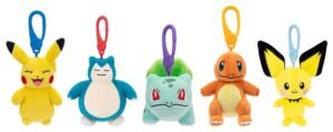 Pokémon Plush Figure Clip ons Version 14 10 cm Assortment (6)