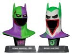 Batman DC Direct Mini Replica 1/3 2-pack Batman Cowls Hush & Knightfall (Jokerized) (Gold Label) 18 cm