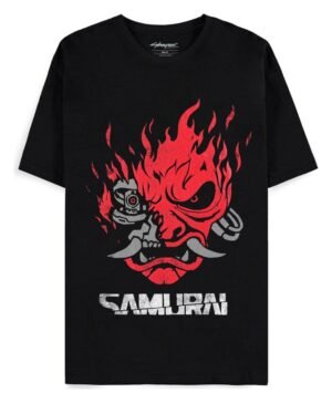 Cyberpunk 2077 T-Shirt Samurai Bandmerch Size S
