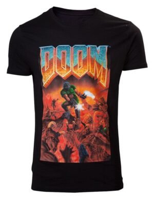 DOOM T-Shirt Classic Boxart Size L
