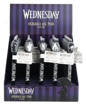 Wednesday Erasable Gel Pen Black Display (30)