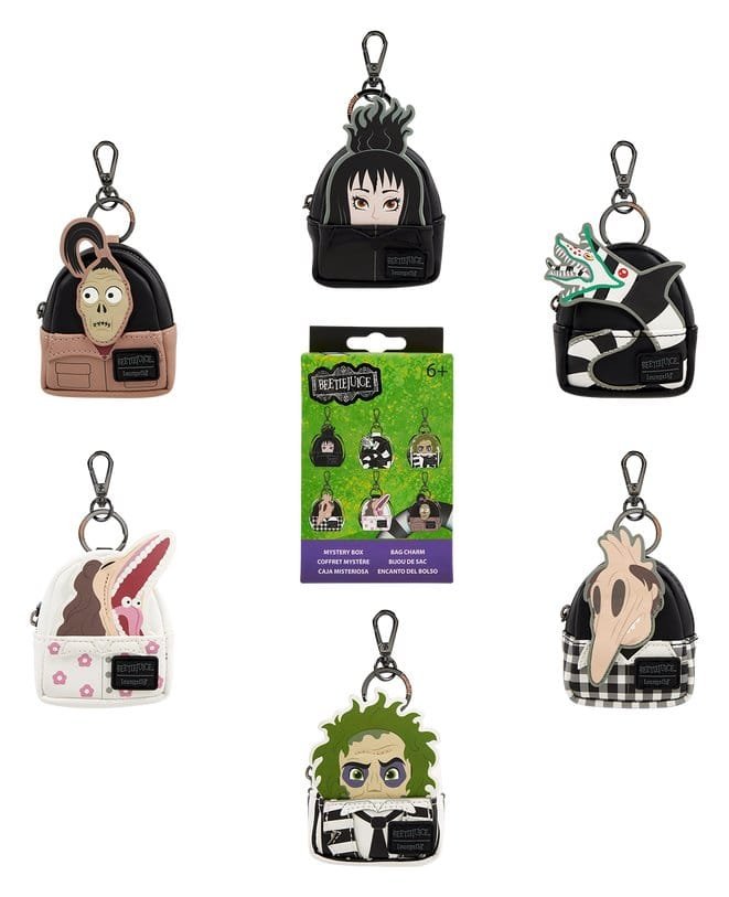 x_lf-btjbc0001ea Beetlejuice by Loungefly Keychains Mini Backpack Blind Box Assortment (15)