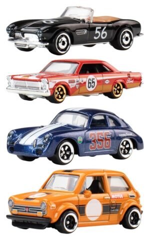 Hot Wheels Silver Series Die-Cast Vehicles 1/64 Vintage 979J Assortment (10)