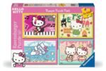 Hello Kitty Puzzle 4-Pack Let's Go, Hello Kitty! (4x100 Pieces)