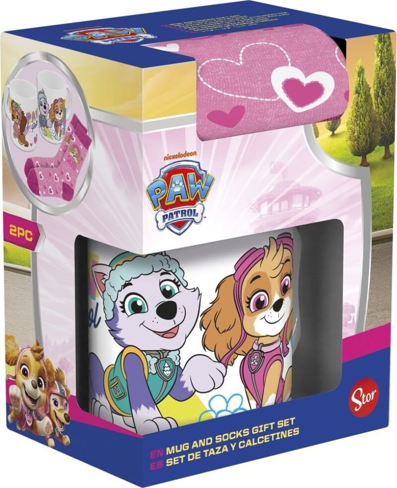 Paw Patrol Mug & Socks Set Girl Go Skye