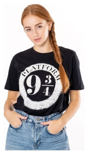 Koszulka Harry Potter Platform 9 3/4 XXL z wypukłym nadrukiem