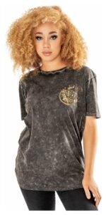 Koszulka Harry Potter Slytherin Acid Wash M
