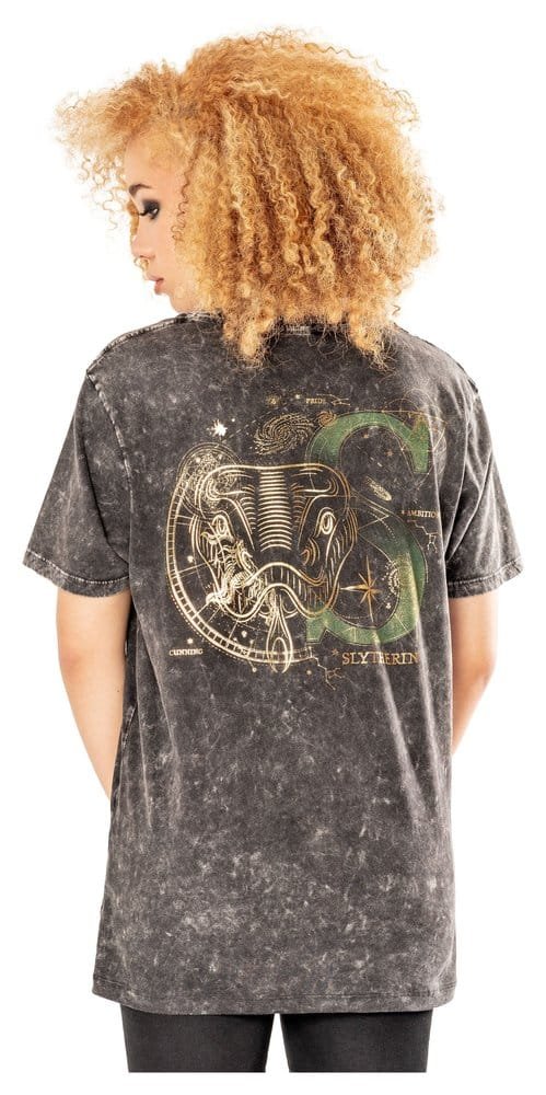 Harry Potter T-Shirt Slytherin Acid Wash Size L Koszulka Harry Potter Slytherin Acid Wash L