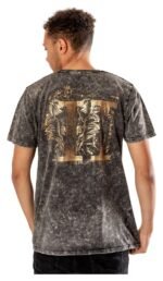 Koszulka Harry Potter Hufflepuff Acid Wash M