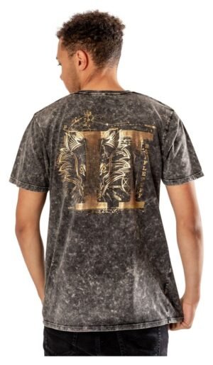 Koszulka Harry Potter Hufflepuff Acid Wash rozmiar S
