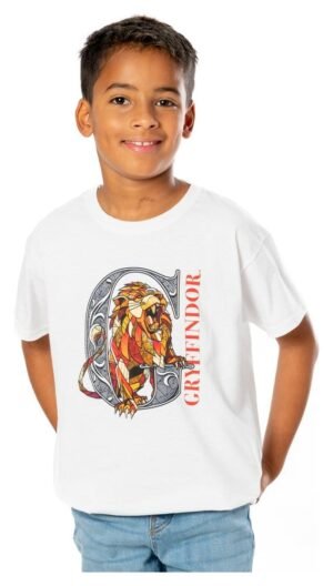 Harry Potter Kids T-Shirt Gryffindor Mosaic Size 7-8