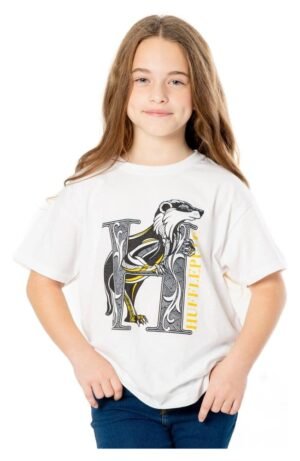 Harry Potter Kids T-Shirt Hufflepuff Mosaic Size 9-11