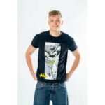 Batman T-Shirt Comic Acid Wash Size M